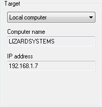 Target - Local Computer