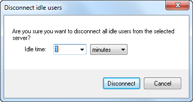 Disconnect Idle Users