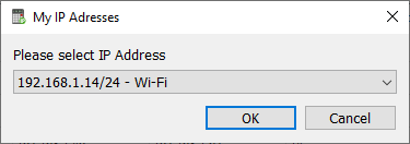 My IP addresses