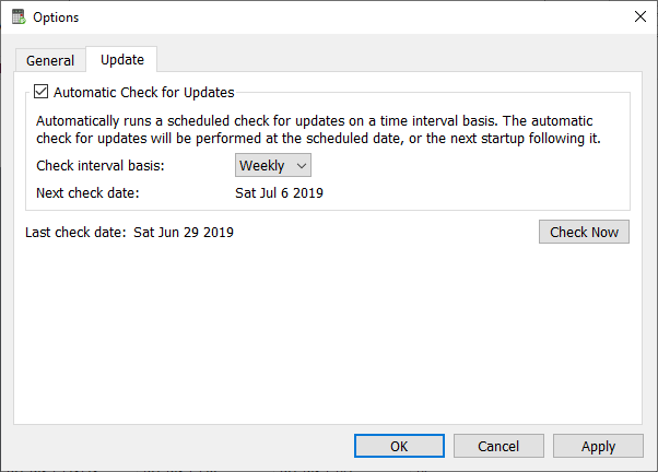Update