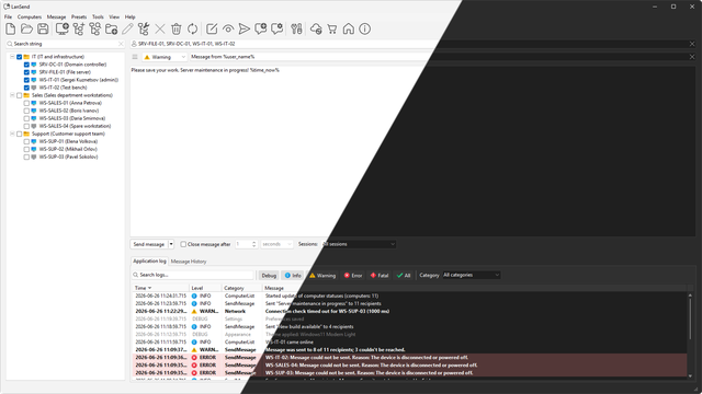 Light and dark themes