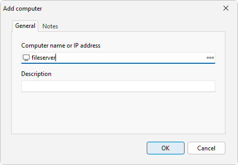 Add computer