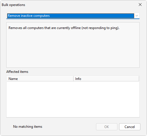 Bulk operations