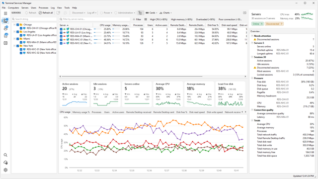 Terminal Services Manager 26.10 - What's New