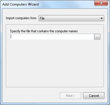 Import Computers from File