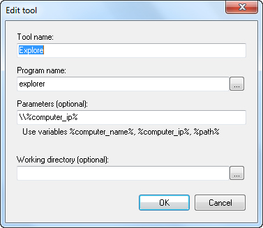 Edit Administrative tools