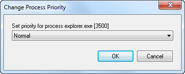 Change Process Priority