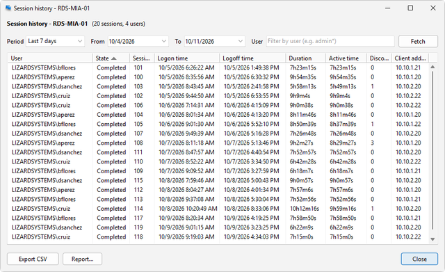 Administration tools
