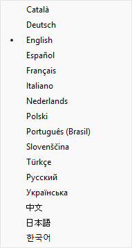 16 languages