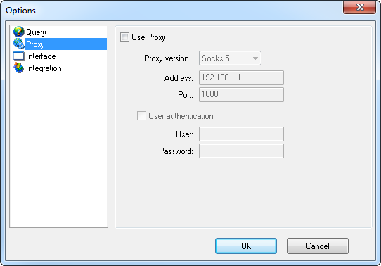 IP Address and Domain Lookup - SmartWhois - Main Window and Menu