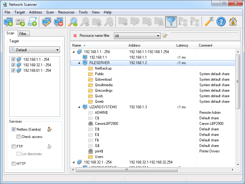 Windows 7 Network Scanner 21.07 full