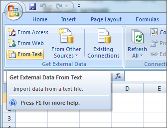 excel for mac get external data from web