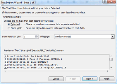 excel setup for mac addresses