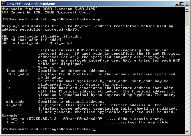 command line interface windows