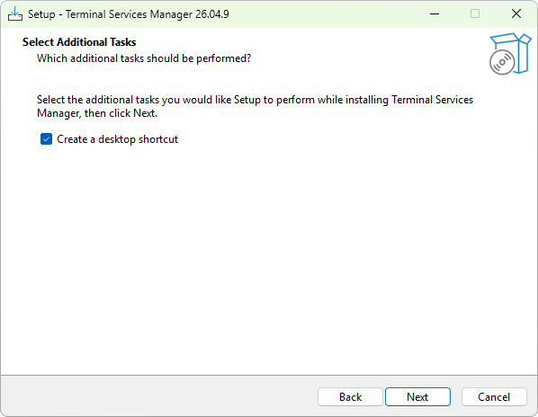 Select additional tasks
